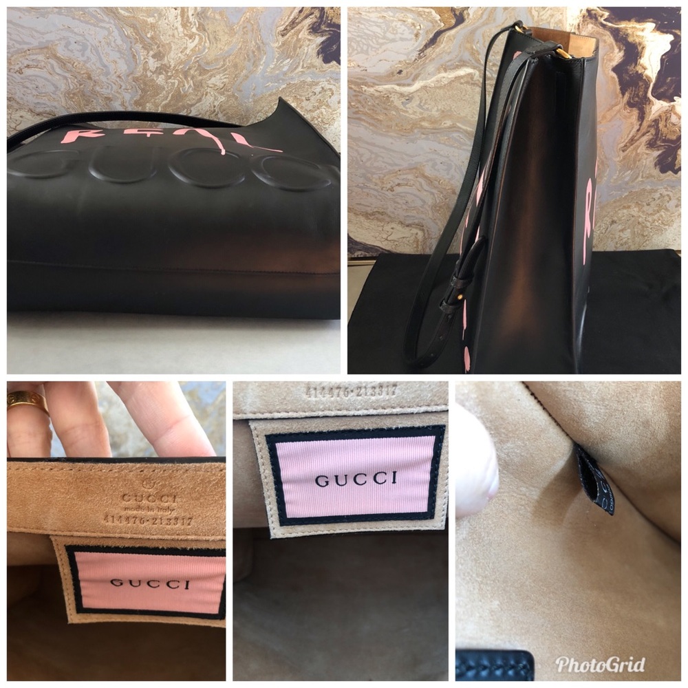 Gucci GucciGhost XL Large Calfskin Leather Tote - Picture 8 of 8